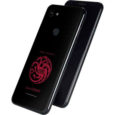 Game of Thrones: House Targaryen Google Pixel 3a XL Skin